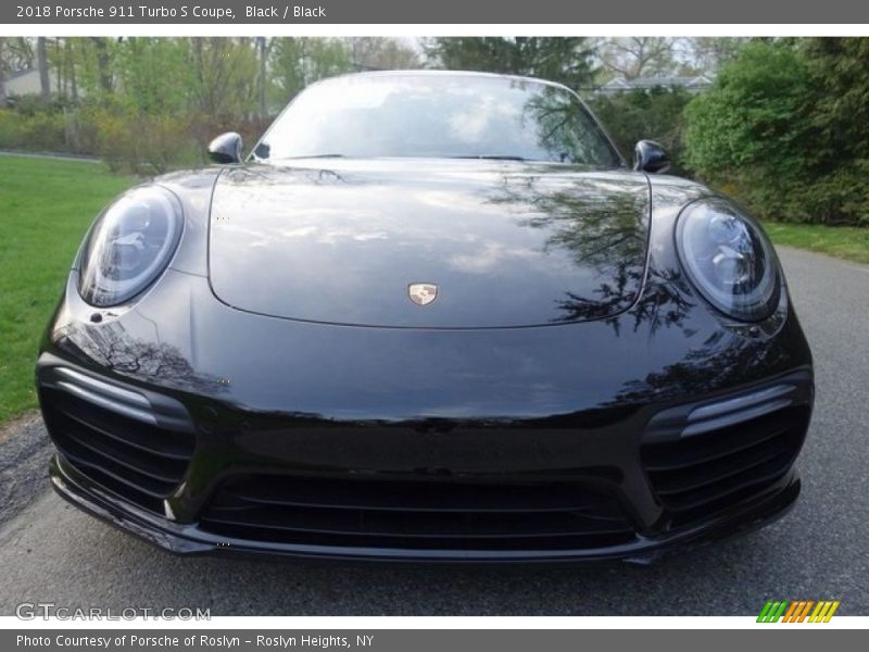 Black / Black 2018 Porsche 911 Turbo S Coupe