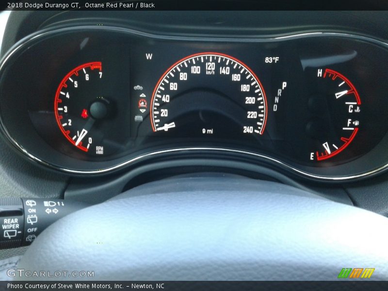 Octane Red Pearl / Black 2018 Dodge Durango GT