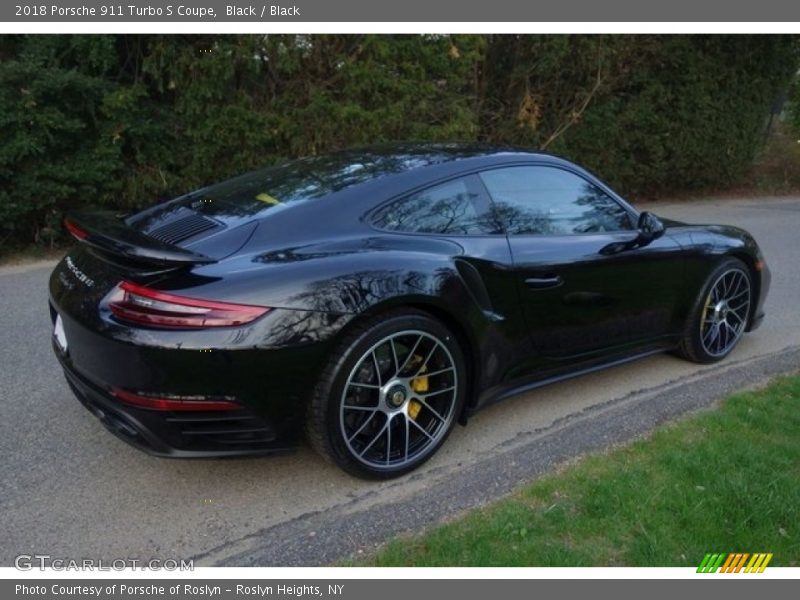 Black / Black 2018 Porsche 911 Turbo S Coupe