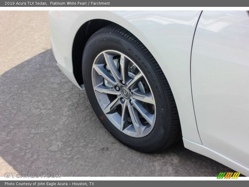 Platinum White Pearl / Parchment 2019 Acura TLX Sedan