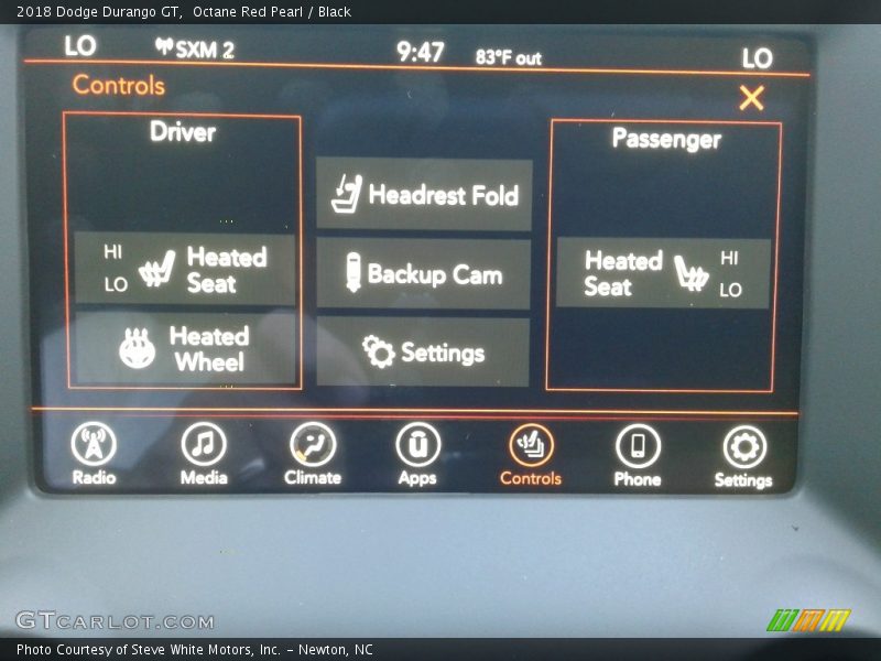 Octane Red Pearl / Black 2018 Dodge Durango GT