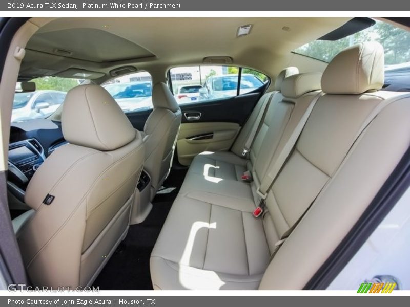 Platinum White Pearl / Parchment 2019 Acura TLX Sedan