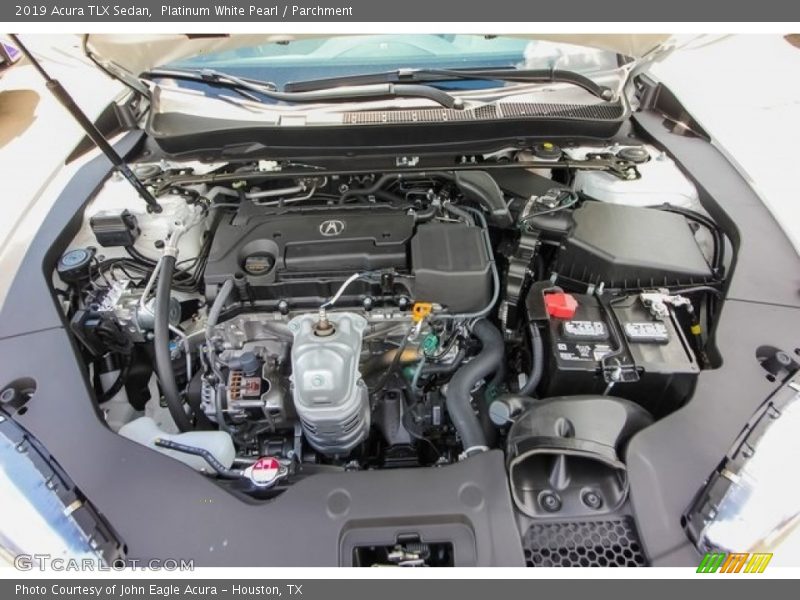 Platinum White Pearl / Parchment 2019 Acura TLX Sedan