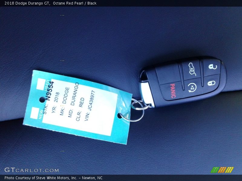 Octane Red Pearl / Black 2018 Dodge Durango GT