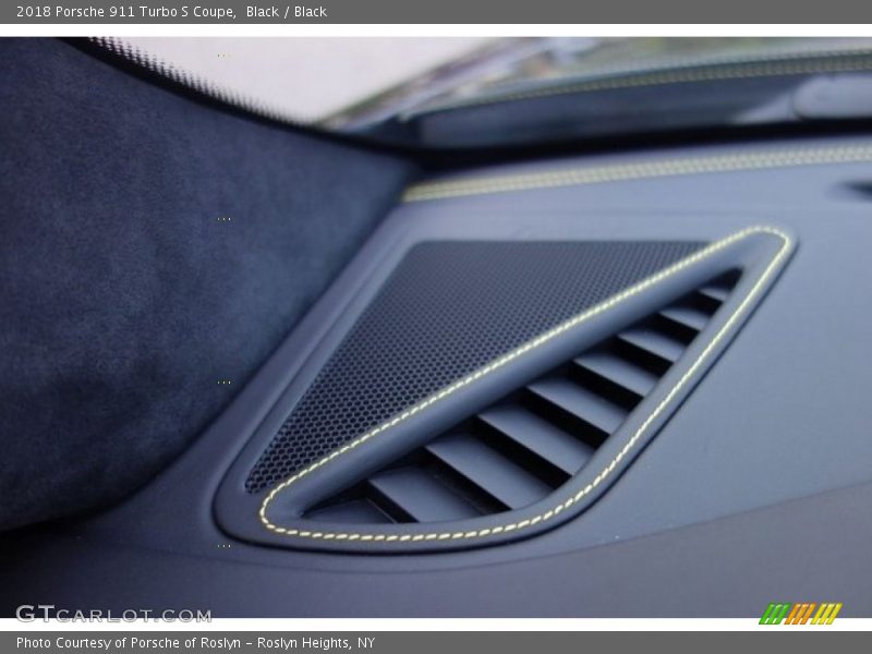 Black / Black 2018 Porsche 911 Turbo S Coupe