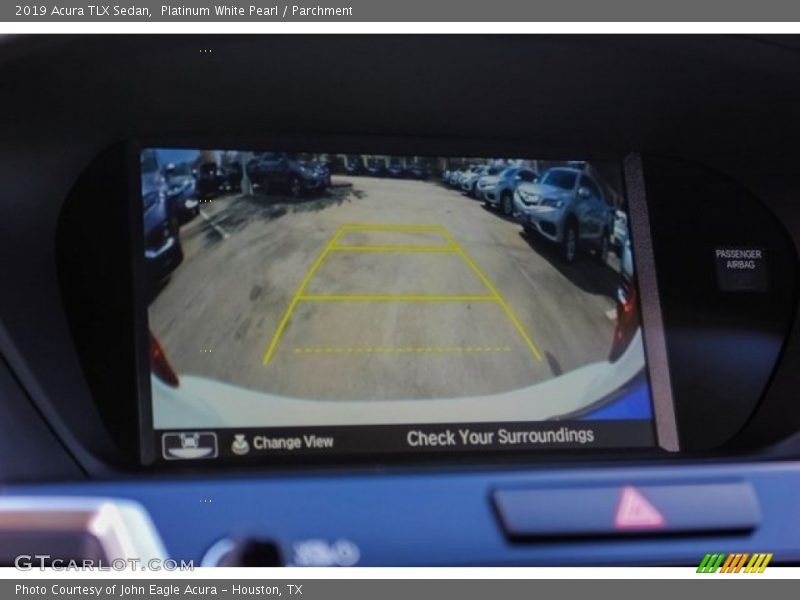 Platinum White Pearl / Parchment 2019 Acura TLX Sedan