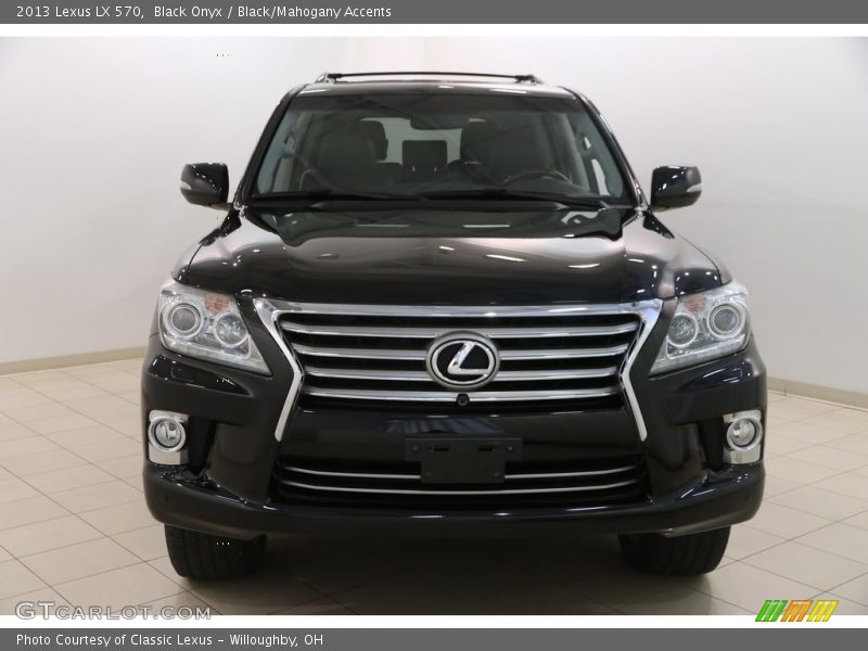 Black Onyx / Black/Mahogany Accents 2013 Lexus LX 570