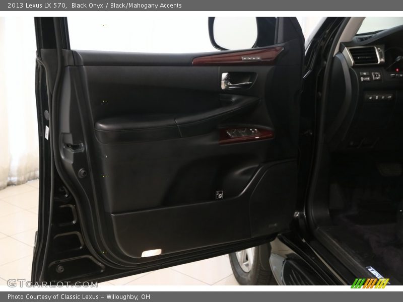 Black Onyx / Black/Mahogany Accents 2013 Lexus LX 570