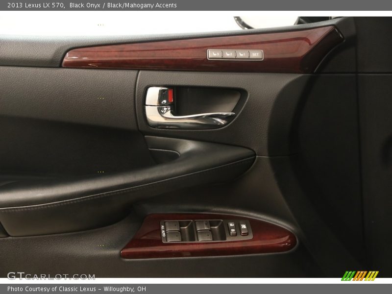 Black Onyx / Black/Mahogany Accents 2013 Lexus LX 570