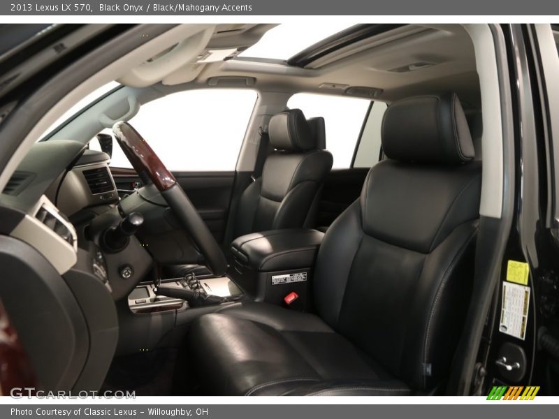 Black Onyx / Black/Mahogany Accents 2013 Lexus LX 570