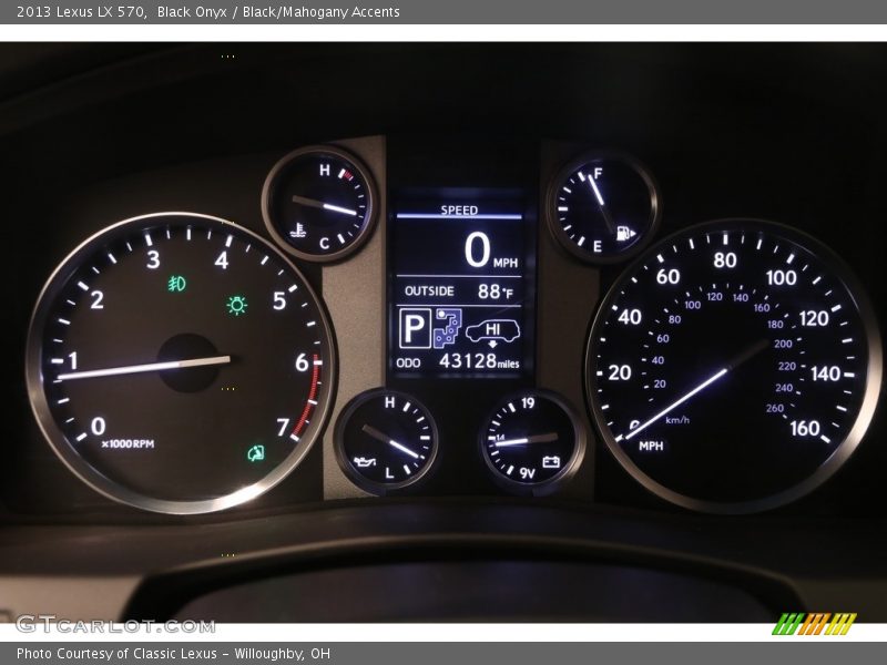 Black Onyx / Black/Mahogany Accents 2013 Lexus LX 570