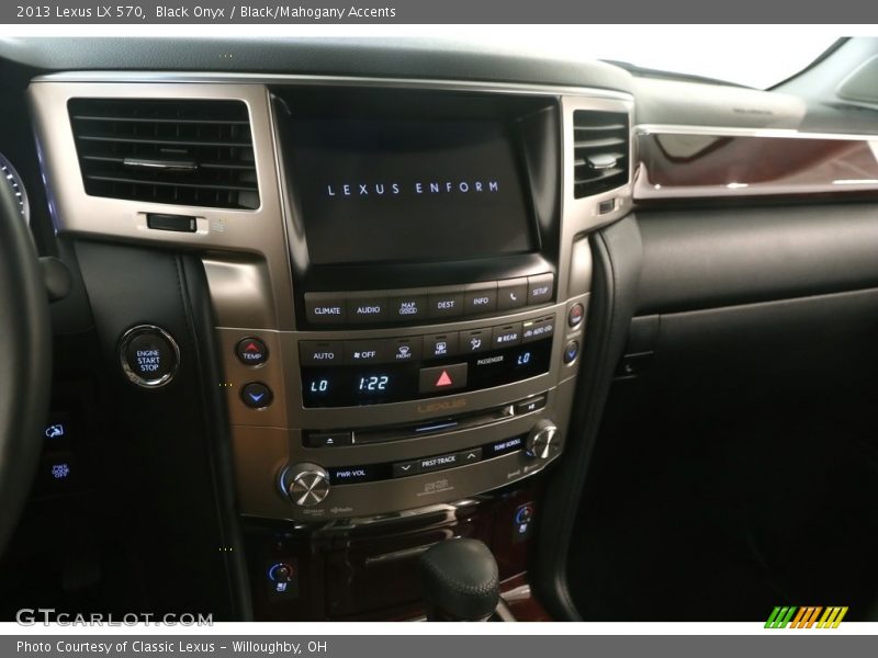 Black Onyx / Black/Mahogany Accents 2013 Lexus LX 570