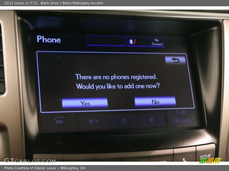 Black Onyx / Black/Mahogany Accents 2013 Lexus LX 570