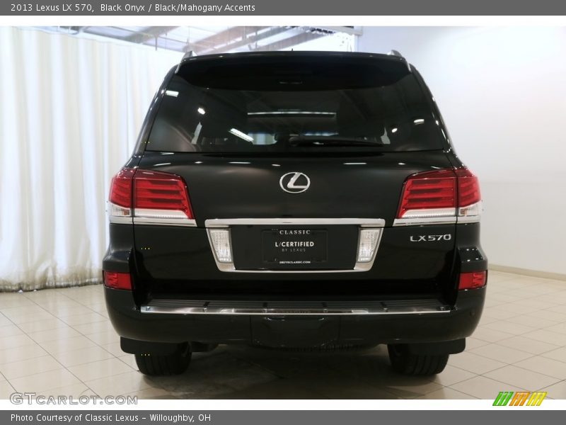 Black Onyx / Black/Mahogany Accents 2013 Lexus LX 570