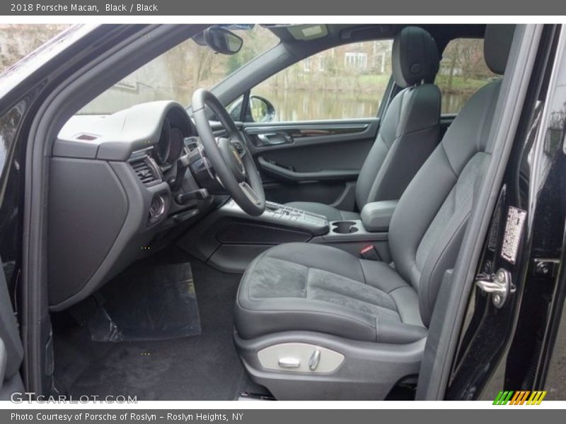 Front Seat of 2018 Macan 