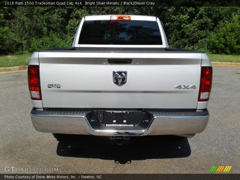 Bright Silver Metallic / Black/Diesel Gray 2018 Ram 1500 Tradesman Quad Cab 4x4
