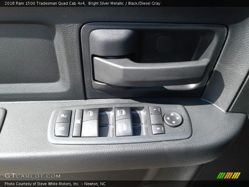 Bright Silver Metallic / Black/Diesel Gray 2018 Ram 1500 Tradesman Quad Cab 4x4