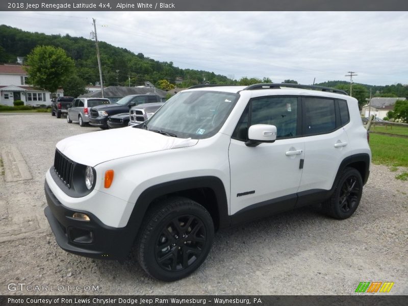 Alpine White / Black 2018 Jeep Renegade Latitude 4x4