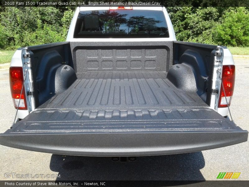 Bright Silver Metallic / Black/Diesel Gray 2018 Ram 1500 Tradesman Quad Cab 4x4