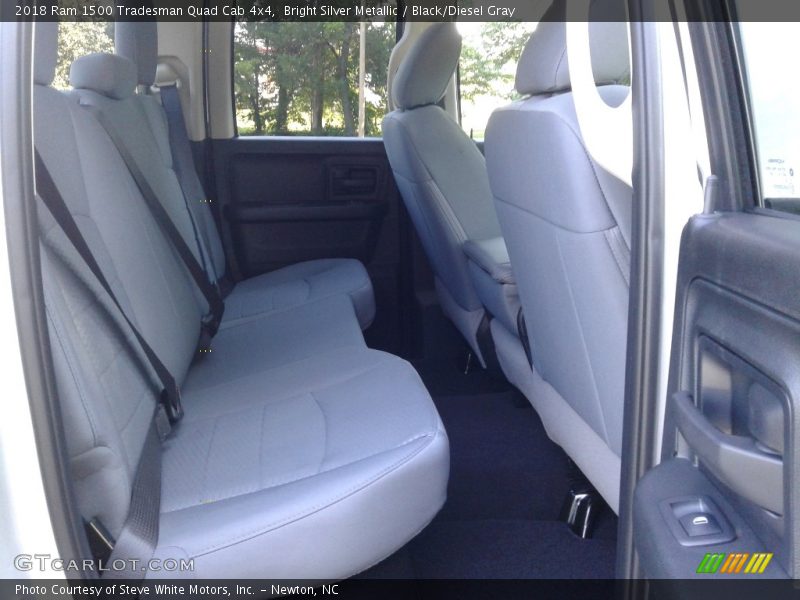 Bright Silver Metallic / Black/Diesel Gray 2018 Ram 1500 Tradesman Quad Cab 4x4