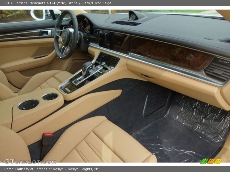  2018 Panamera 4 E-Hybrid Black/Luxor Beige Interior