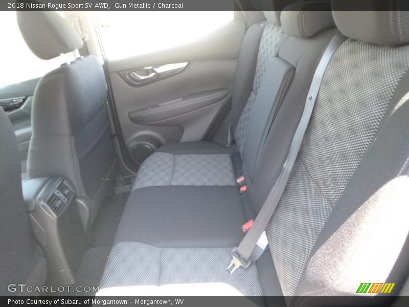 Gun Metallic / Charcoal 2018 Nissan Rogue Sport SV AWD