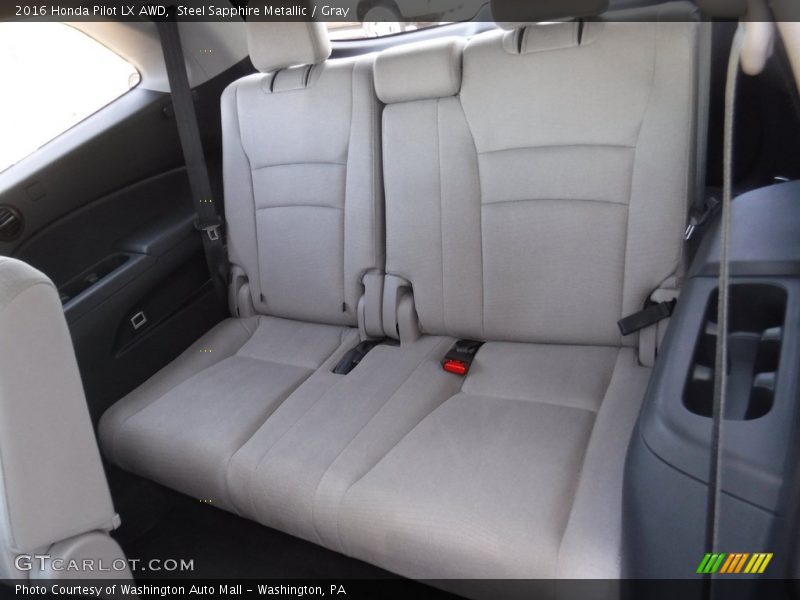 Steel Sapphire Metallic / Gray 2016 Honda Pilot LX AWD