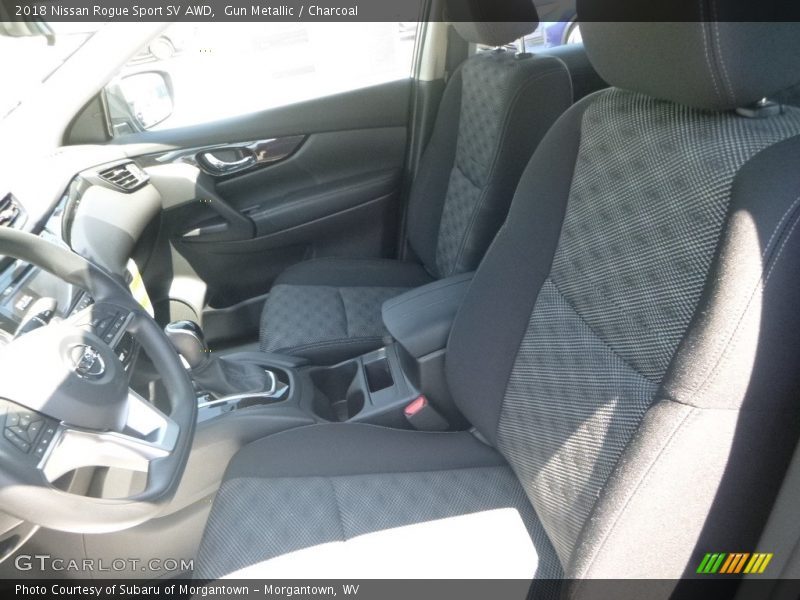 Gun Metallic / Charcoal 2018 Nissan Rogue Sport SV AWD