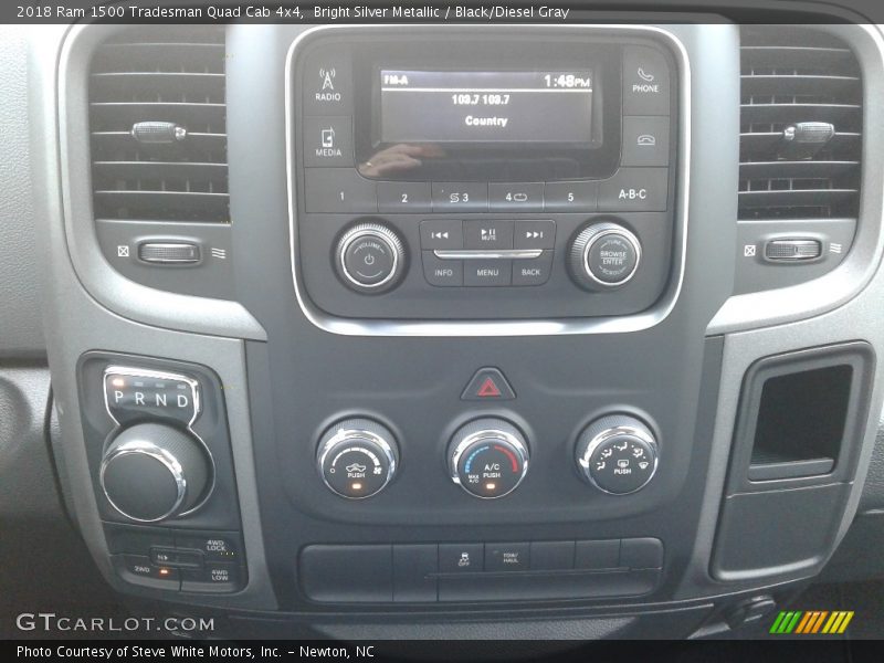 Bright Silver Metallic / Black/Diesel Gray 2018 Ram 1500 Tradesman Quad Cab 4x4
