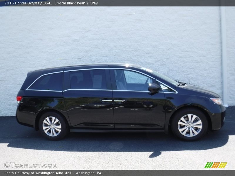 Crystal Black Pearl / Gray 2016 Honda Odyssey EX-L