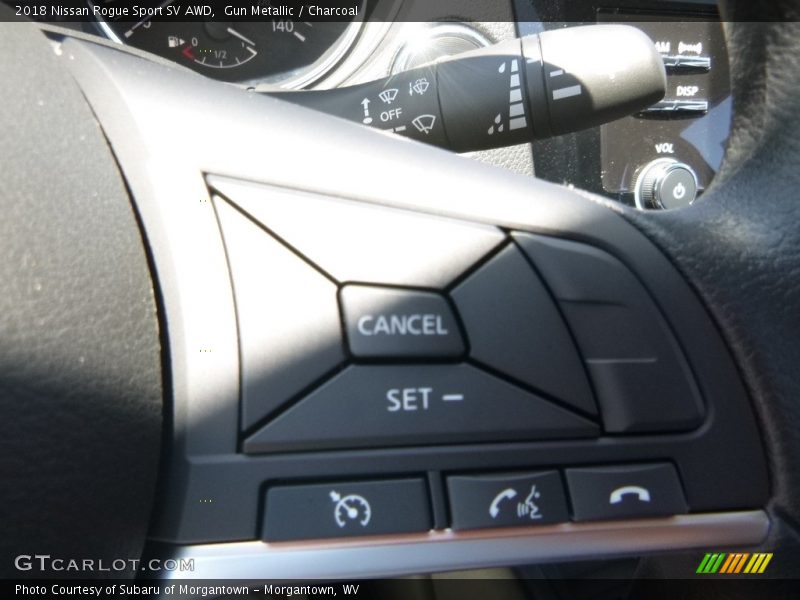 Gun Metallic / Charcoal 2018 Nissan Rogue Sport SV AWD