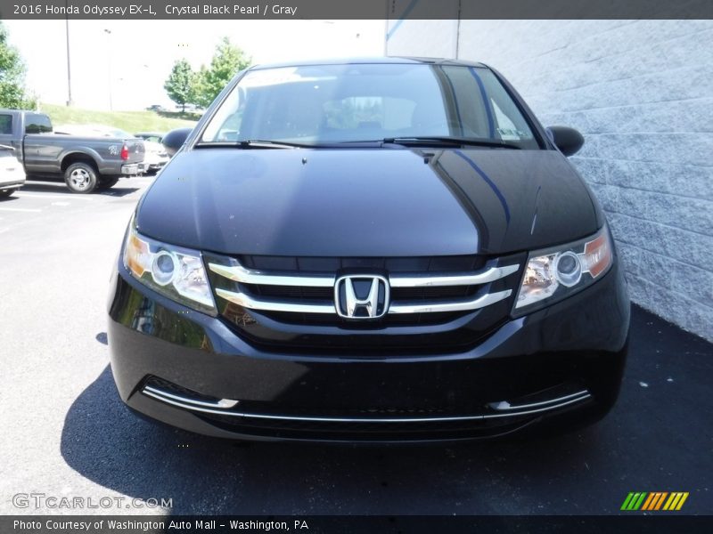 Crystal Black Pearl / Gray 2016 Honda Odyssey EX-L