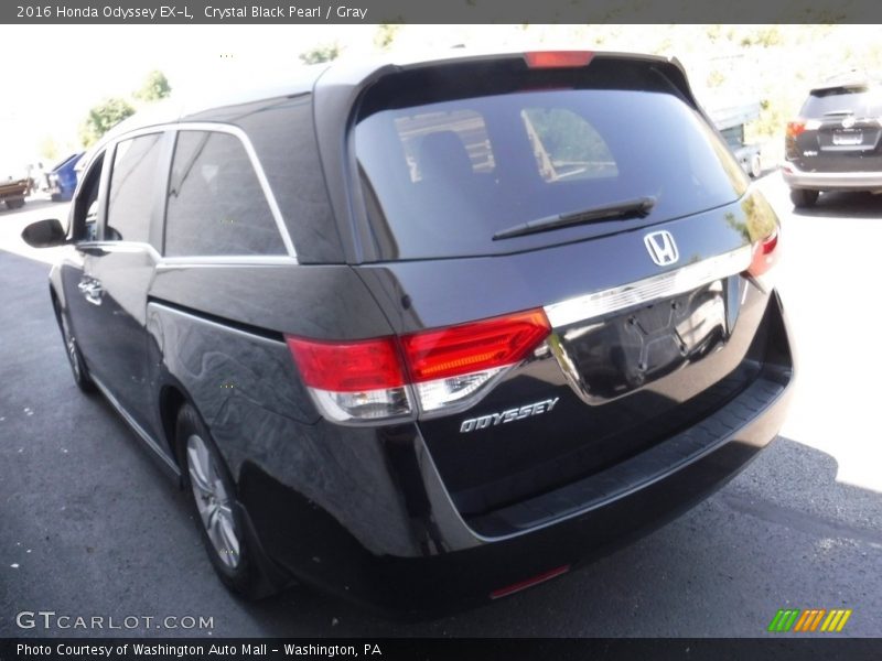 Crystal Black Pearl / Gray 2016 Honda Odyssey EX-L