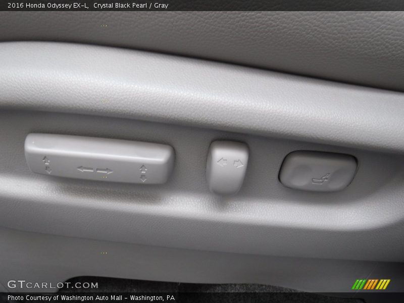 Crystal Black Pearl / Gray 2016 Honda Odyssey EX-L