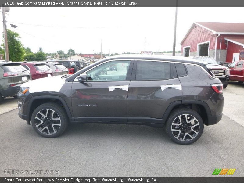Granite Crystal Metallic / Black/Ski Gray 2018 Jeep Compass Limited 4x4
