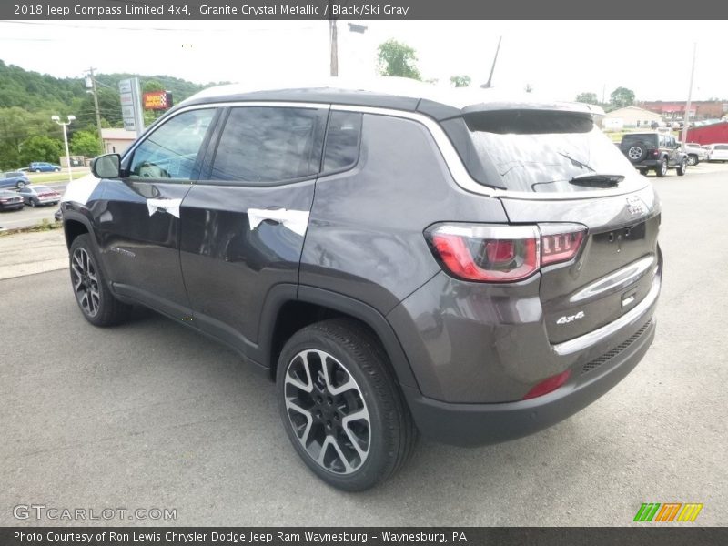Granite Crystal Metallic / Black/Ski Gray 2018 Jeep Compass Limited 4x4