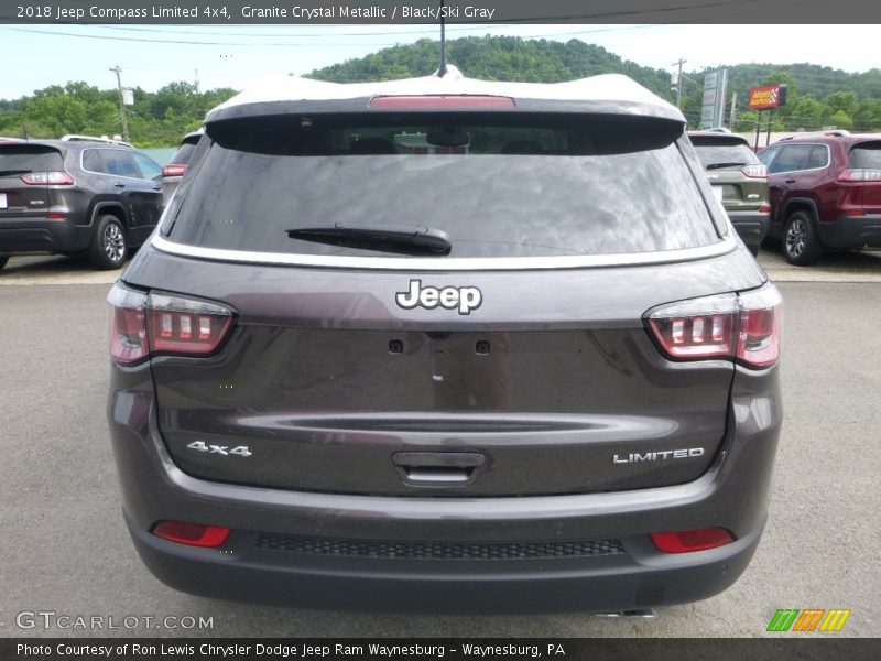 Granite Crystal Metallic / Black/Ski Gray 2018 Jeep Compass Limited 4x4