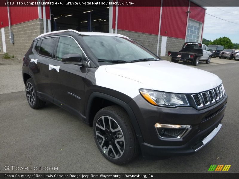 Granite Crystal Metallic / Black/Ski Gray 2018 Jeep Compass Limited 4x4