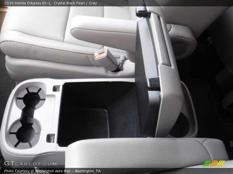 Crystal Black Pearl / Gray 2016 Honda Odyssey EX-L