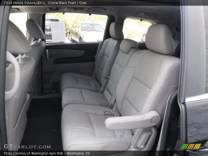 Crystal Black Pearl / Gray 2016 Honda Odyssey EX-L