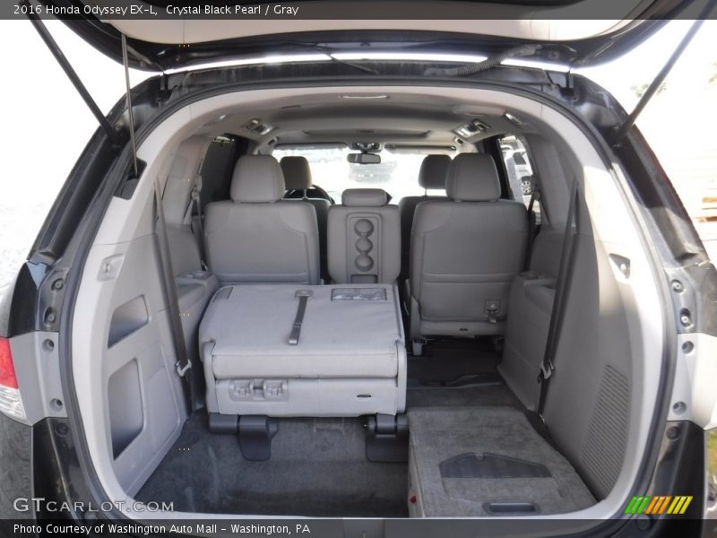 Crystal Black Pearl / Gray 2016 Honda Odyssey EX-L