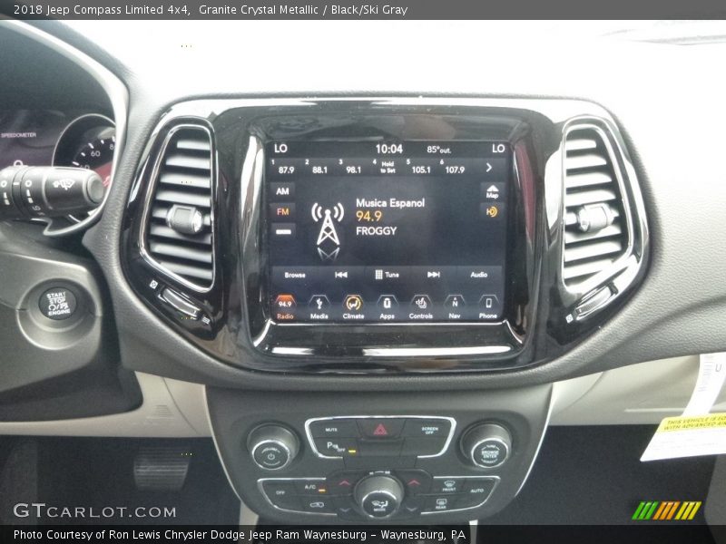Granite Crystal Metallic / Black/Ski Gray 2018 Jeep Compass Limited 4x4