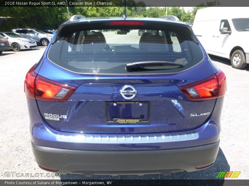 Caspian Blue / Charcoal 2018 Nissan Rogue Sport SL AWD