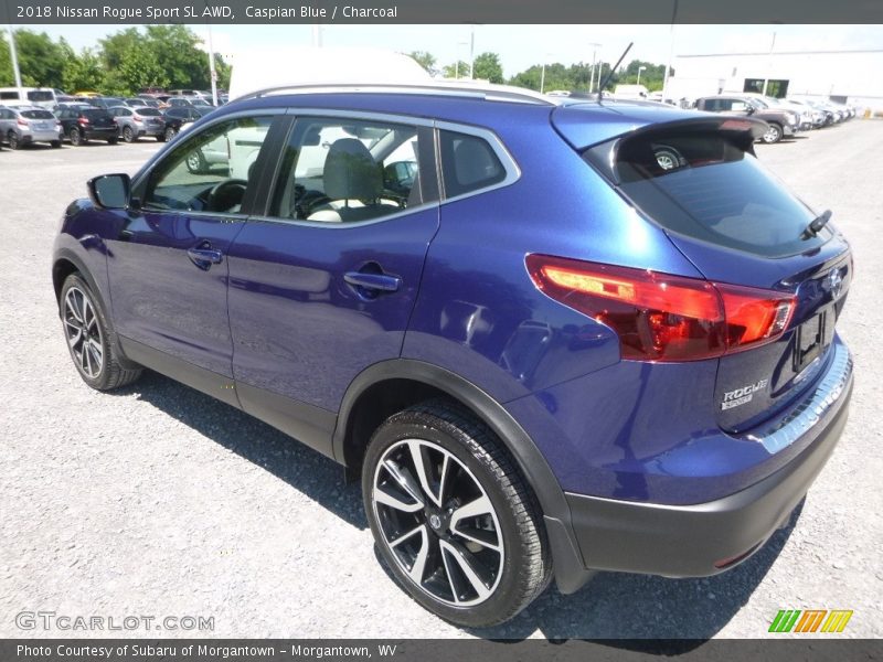 Caspian Blue / Charcoal 2018 Nissan Rogue Sport SL AWD