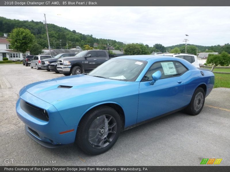 B5 Blue Pearl / Black 2018 Dodge Challenger GT AWD