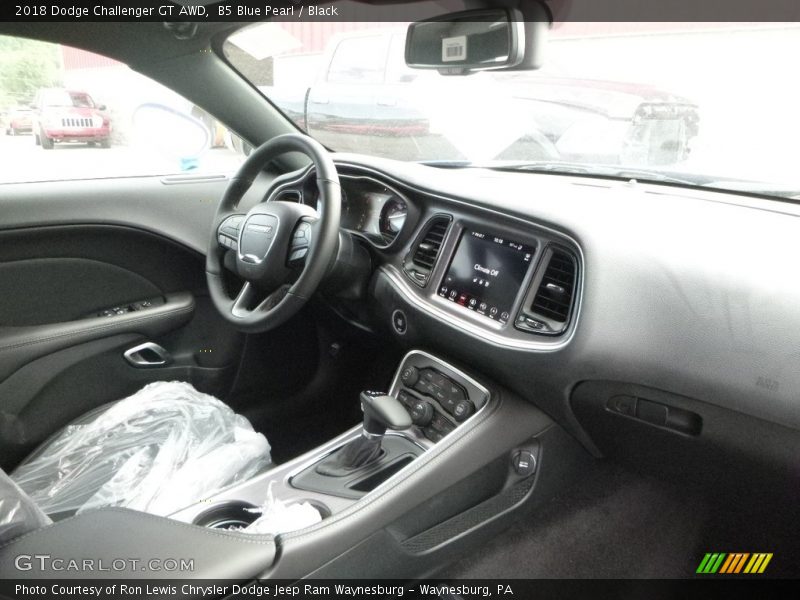 B5 Blue Pearl / Black 2018 Dodge Challenger GT AWD