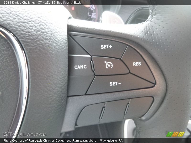 B5 Blue Pearl / Black 2018 Dodge Challenger GT AWD