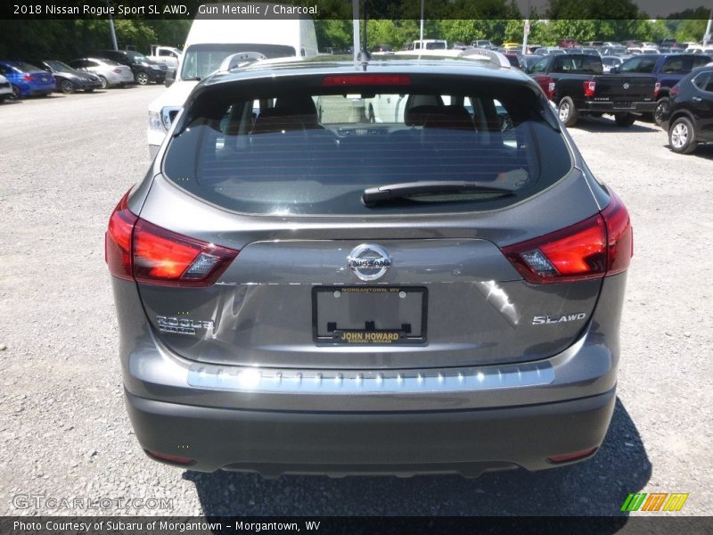 Gun Metallic / Charcoal 2018 Nissan Rogue Sport SL AWD