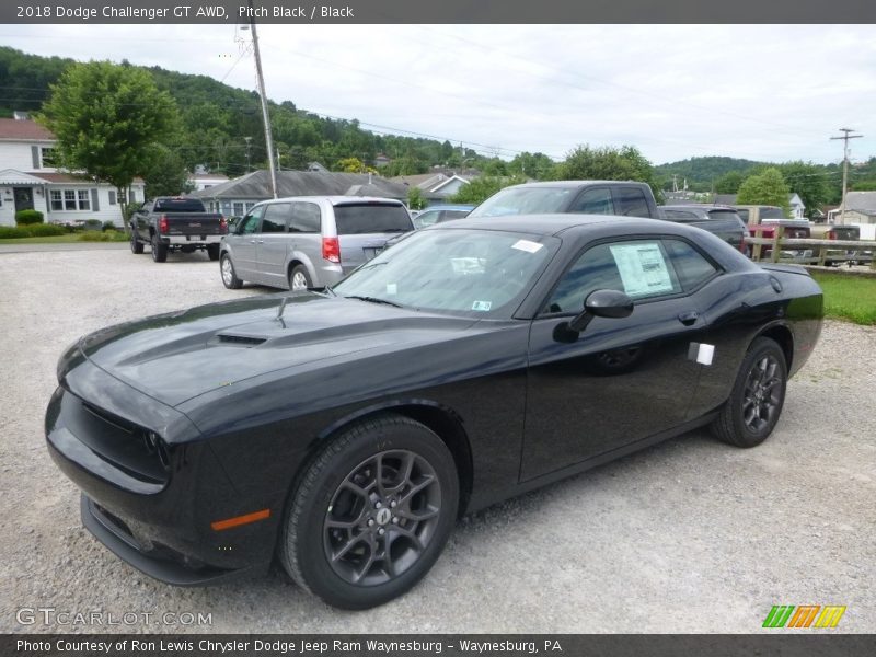 Pitch Black / Black 2018 Dodge Challenger GT AWD