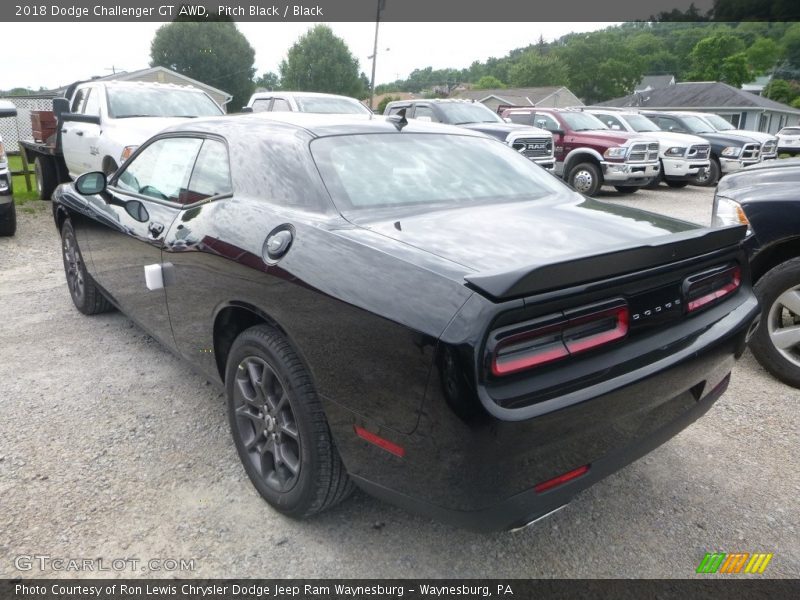 Pitch Black / Black 2018 Dodge Challenger GT AWD